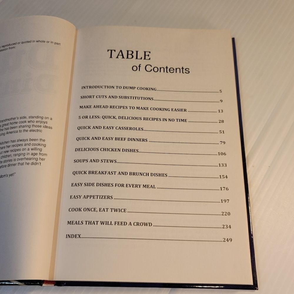 Quick & Easy Dump Dinners Cookbook - Picture 3 of 12